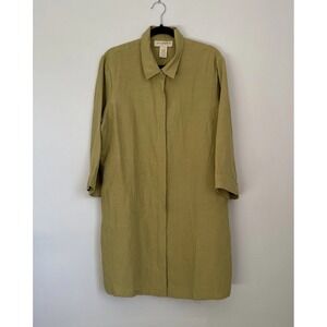 Women's Coat‎ Dress Silk/Linen Blend Sz-3 LARGE Little Prince Jacket Style